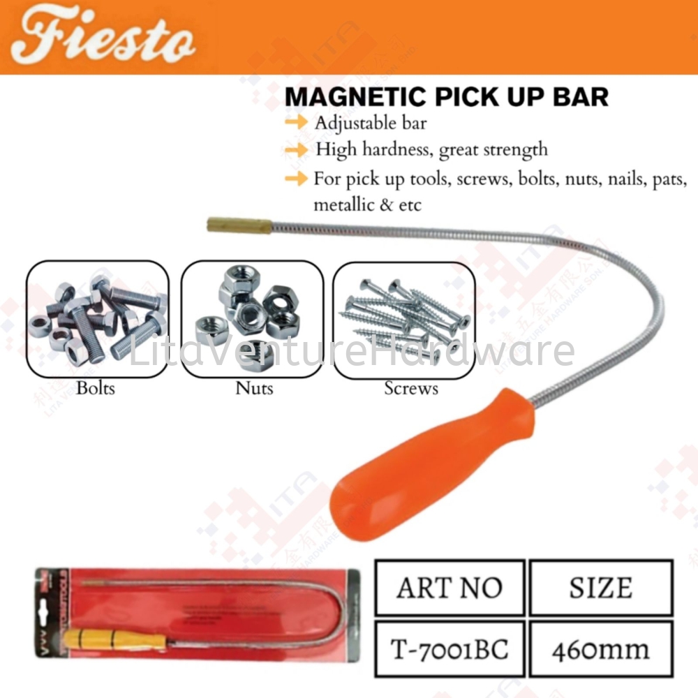 FIESTO BRAND MAGNETIC PICK UP BAR - T7001BC