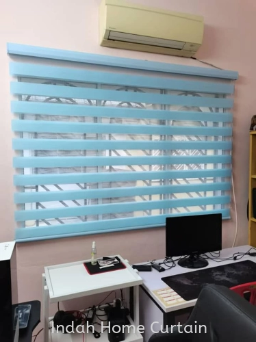 Taman Sentosa Single Storey House Installation Korea Material Zebra Blind