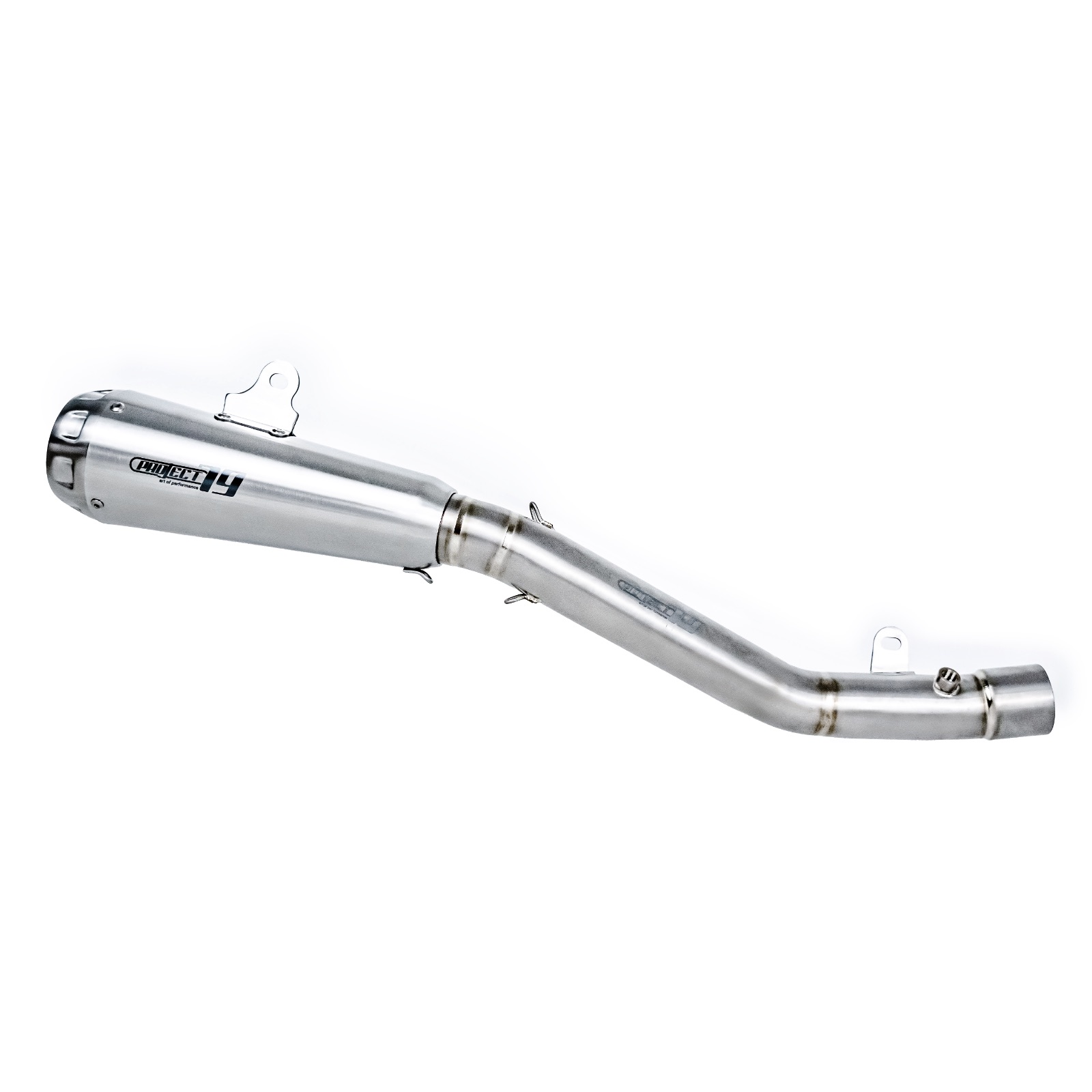 Project79  Titanium Long Version Slip On Exhaust System QPLK22TT + QPM58(51)TT for Kawasaki ZX25R