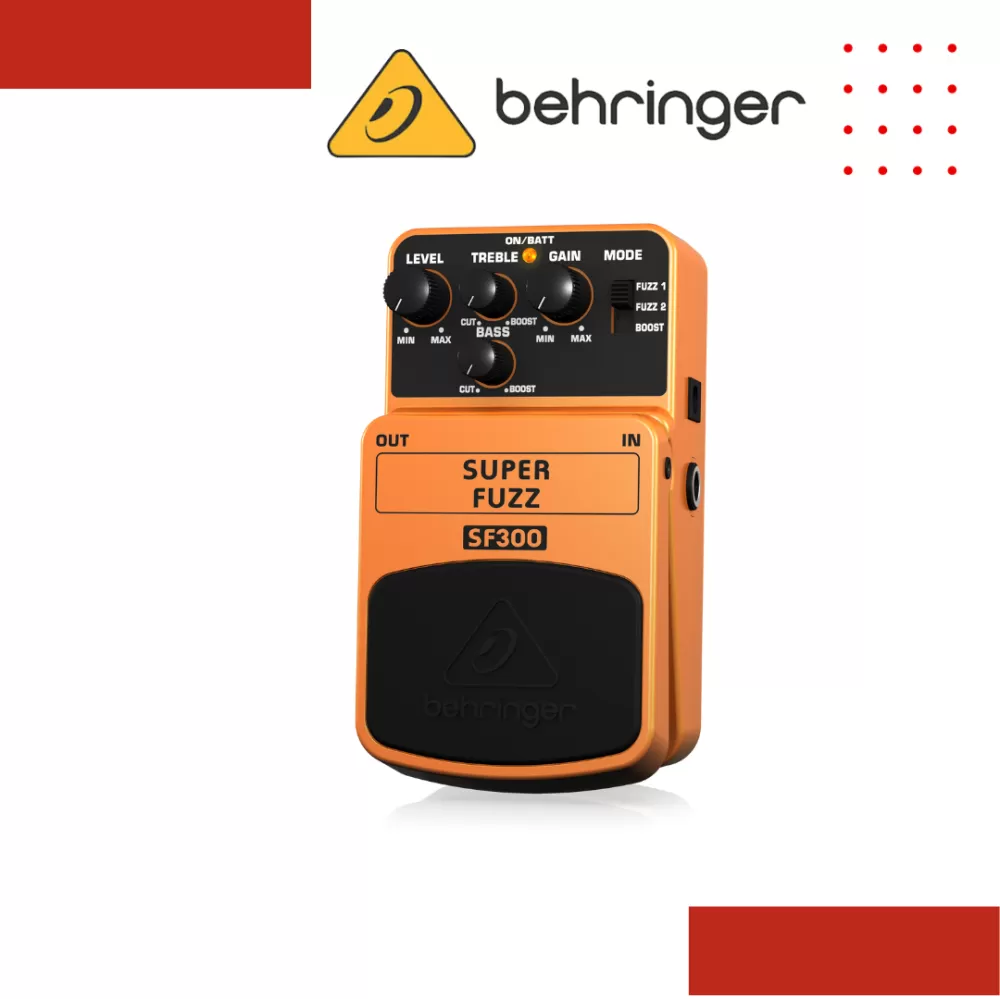 Behringer SF300 Super Fuzz Effects Pedal