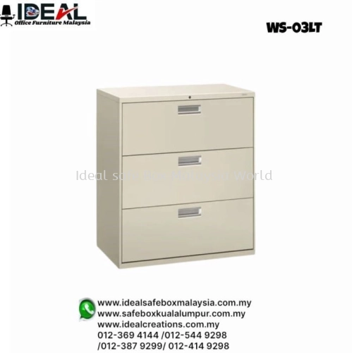 Office Steel Furniture Cabinet Lateral Filling Cabinet 3 Drawers WS-03LT