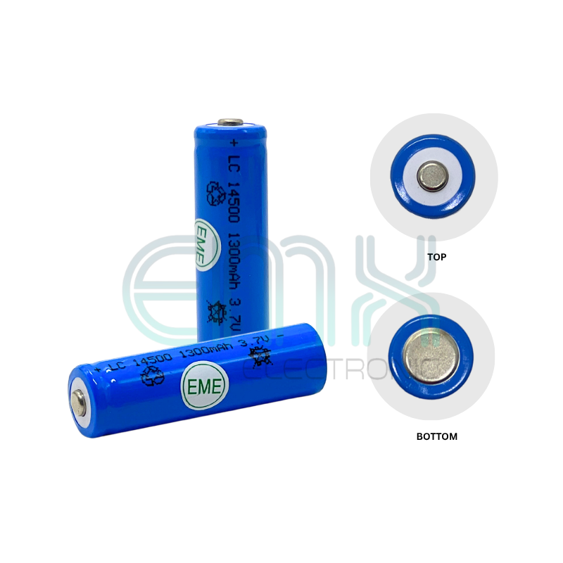 14500 (AA) 3.7V 1300mAh RBATTERY