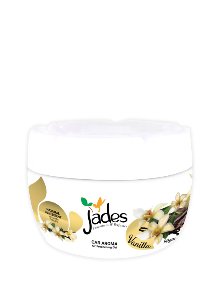 Jades Car Aroma Gel 90gm - Vanilla (Air Freshener Car)