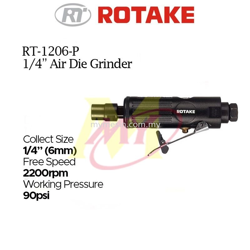 Rotake RT-1206-P Air Die Grinder 1/4"