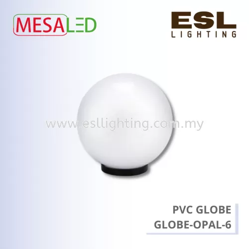 MESALED PVC GLOBE E27 6" - GLOBE-OPAL-6
