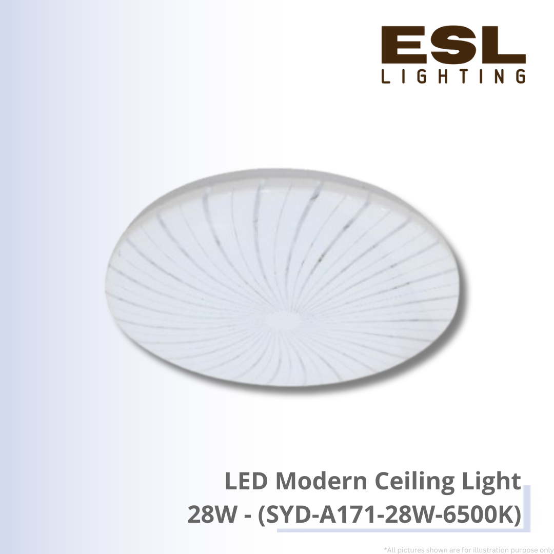 LED Modern Ceiling Light 28W - SYD-A171-28W-6500K