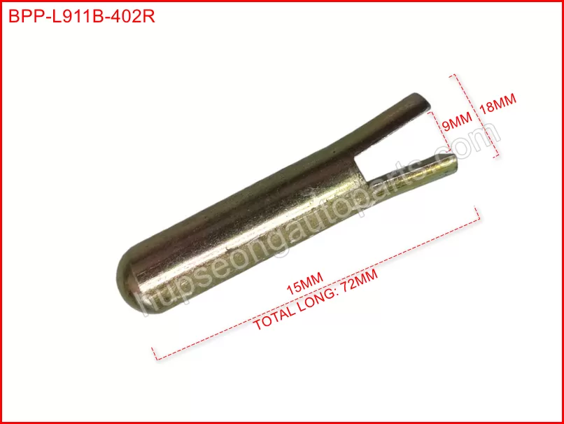 M/B L911B REAR BRAKE PUMP PIN #LONG #15MMX72MM (BPP-L911B-402R)