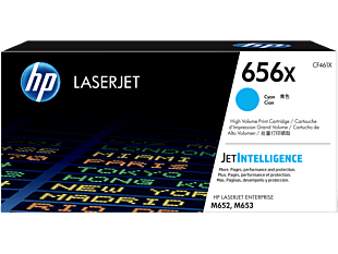 HP 656X High Yield Cyan Original LaserJet Toner Cartridge CF461X