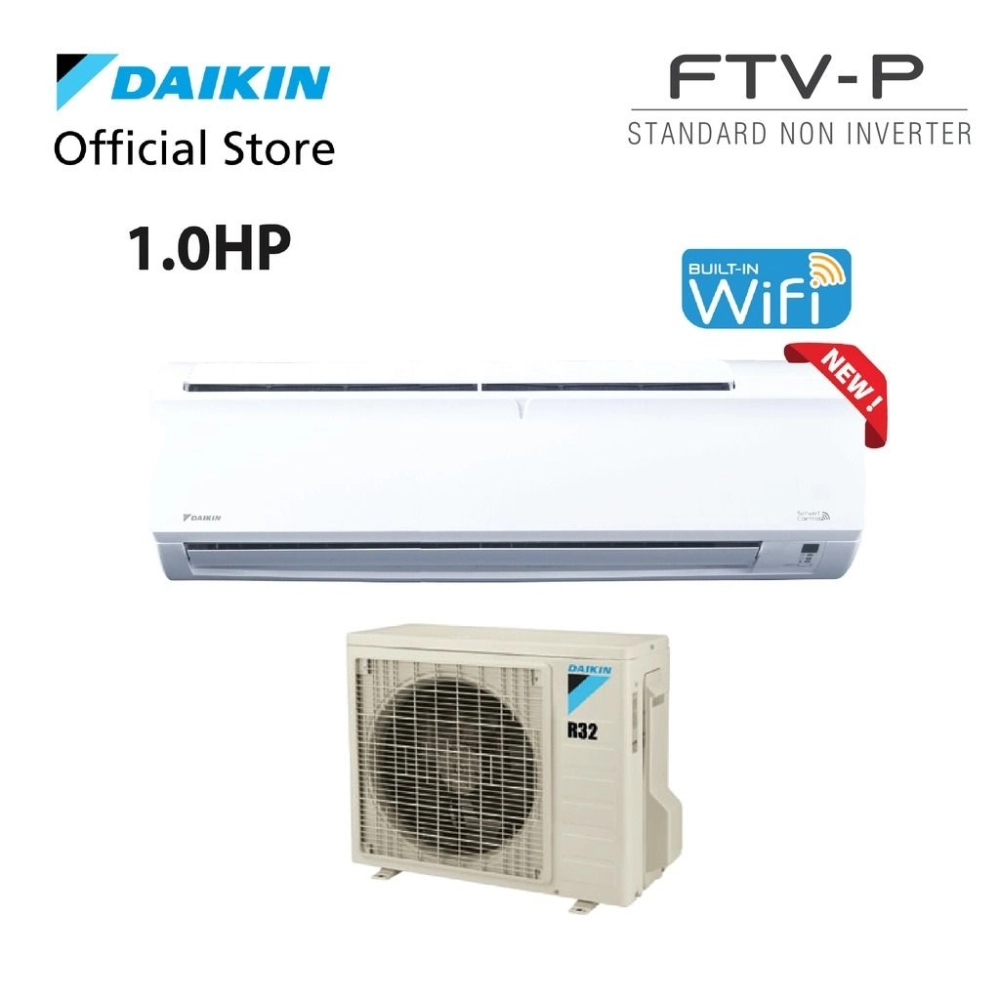 DAIKIN Standard Non Inverter Air Conditioner 1.0HP