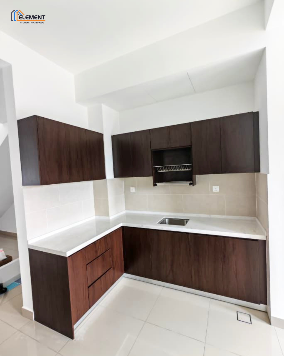 Wet & Dry Kitchen Cabinet Design