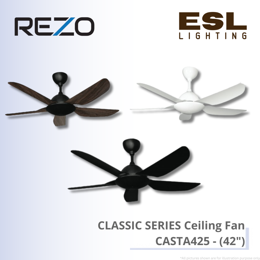 REZO CLASSIC SERIES Ceiling Fan CASTA425 - 42"