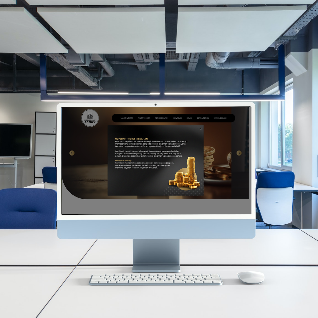 MX Land Enterprise Website Design & SEO Case Study | Perunding Kewangan in Selangor
