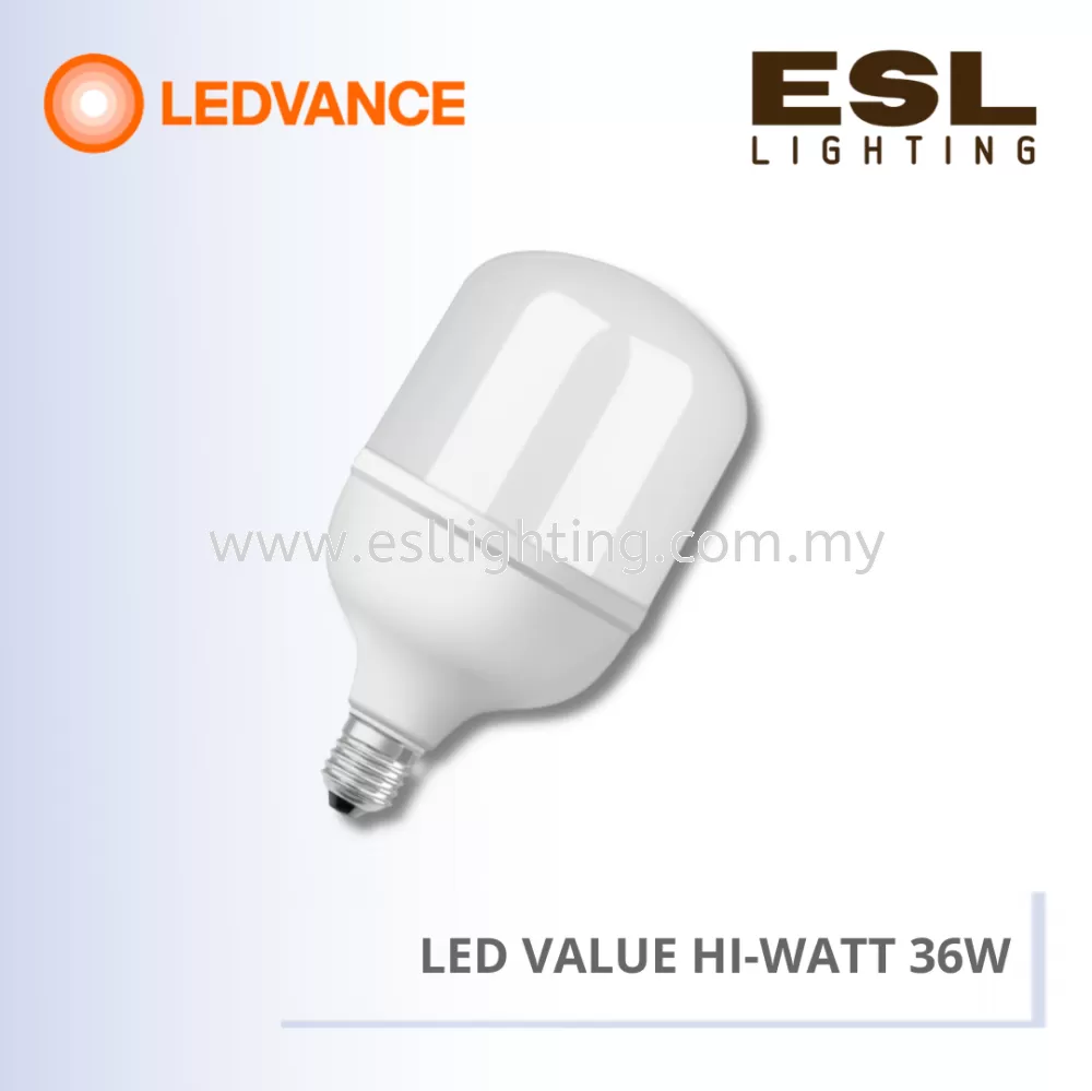 LEDVANCE LED VALUE HI-WATT E27 36W - 4058075441002 4058075441040