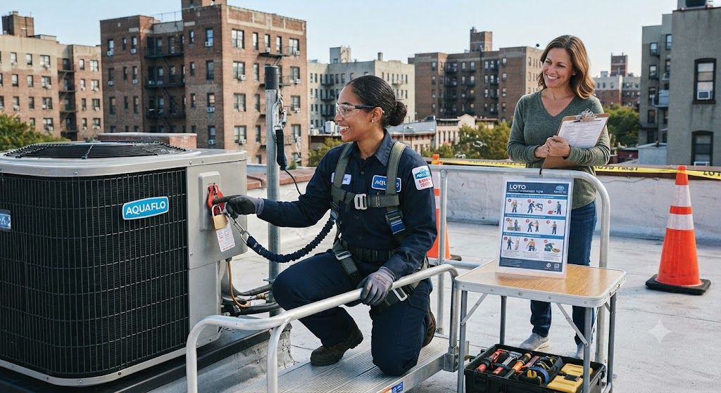 residential aircon maintenance safety procedures