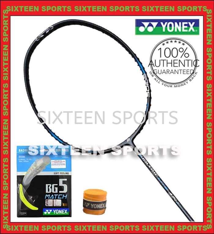 Yonex Voltric Lite 47I Graphite (C/W Yonex BG5 Match String & Overgrip)