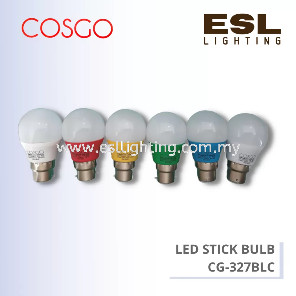 COSGO LED COLOR BULB E22 3W - CG-327BLC