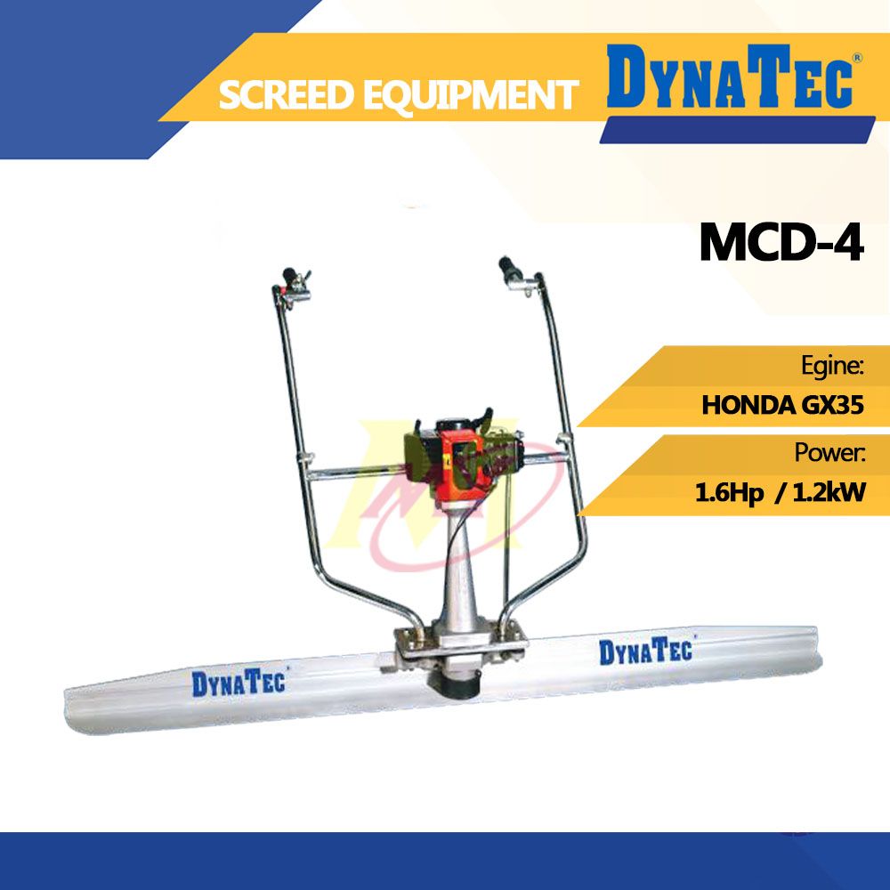 DYNATEC MCD-4 Surface Finishing Screed c/w Honda GX35 Engine 35.8cc