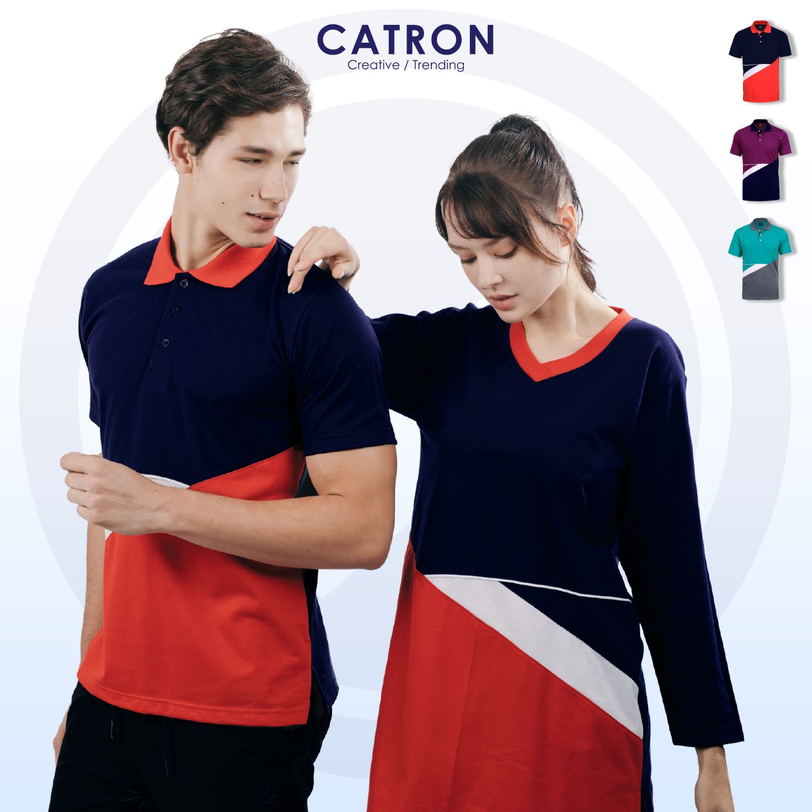 EM 2893 Short Sleeve Collar T-shirt (180gsm)