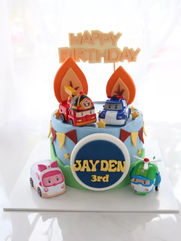 Robocar Poli Cake