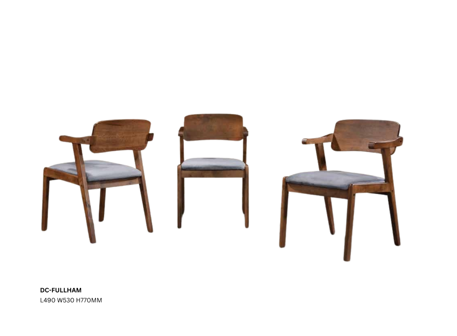 WOODEN CHAIR (PLZ DC-FULLHAM)