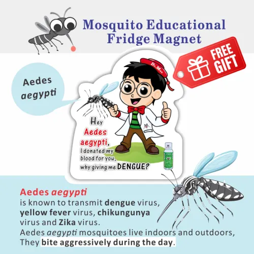 FREE GIFT_Aegyti_Mosquito Educational Fridge Magnet