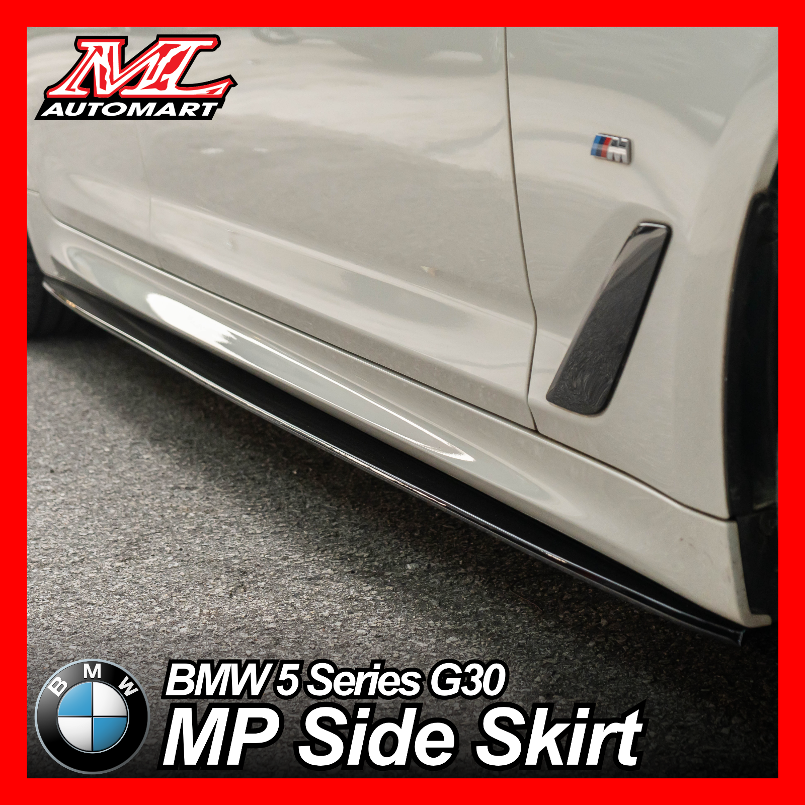 BMW 5 Series G30 : M Performance Side Skirt