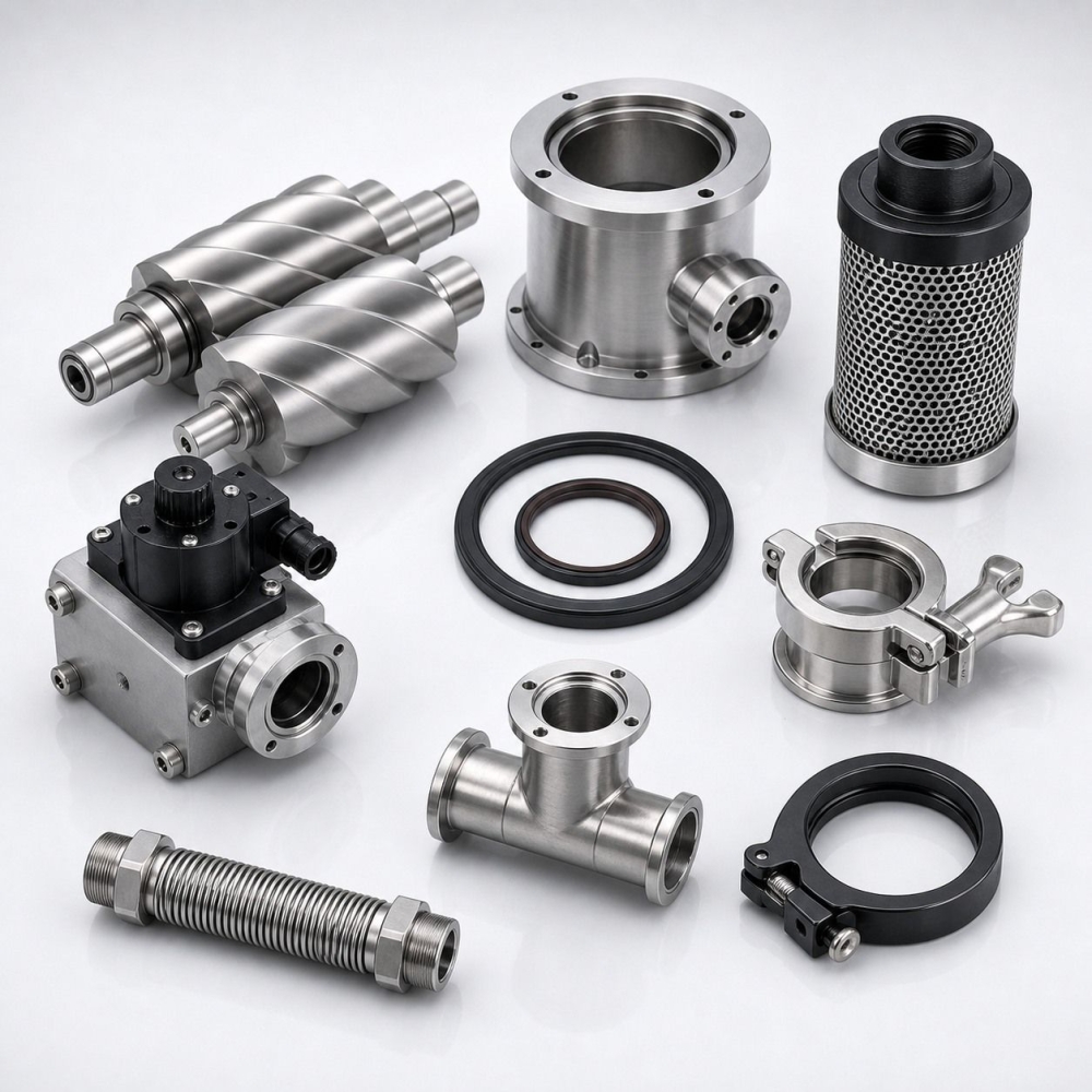 Vacuum pump components