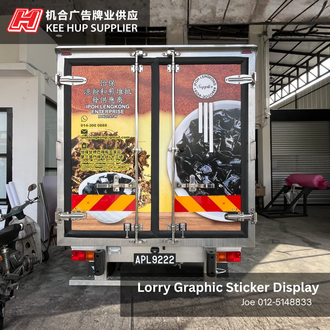 Lorry Graphic Sticker Display | Ipoh Lengkong Enterprise | Ipoh, Perak