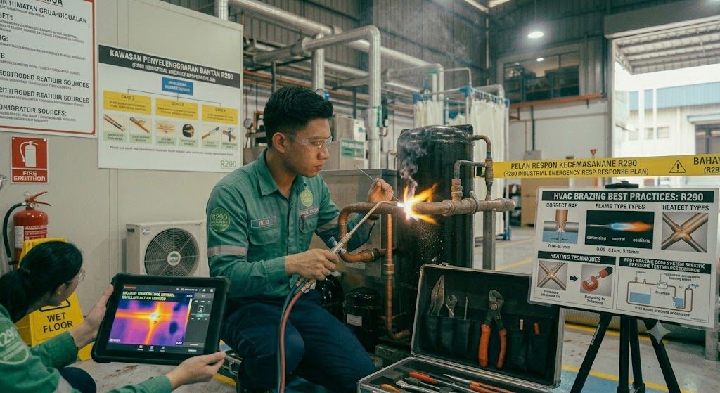 HVAC copper tube joining method