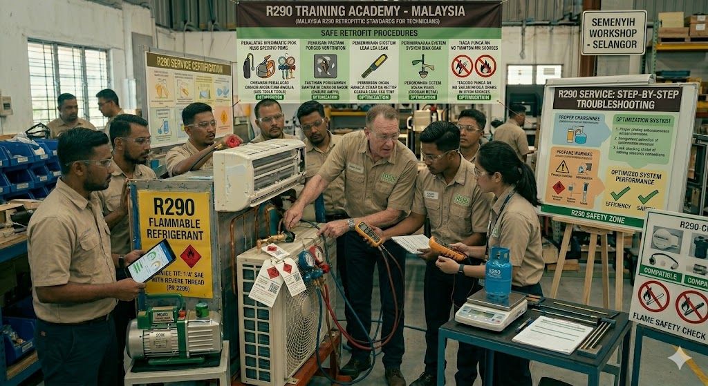 R290 HVAC servicing training