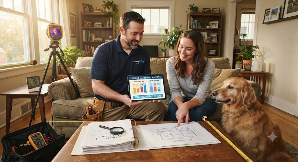 beginner HVAC cooling load estimation guide