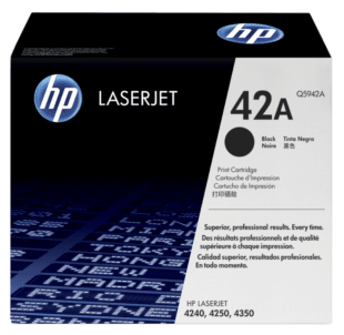 HP 42X High Yield Black Original LaserJet Toner Cartridge Q5942X
