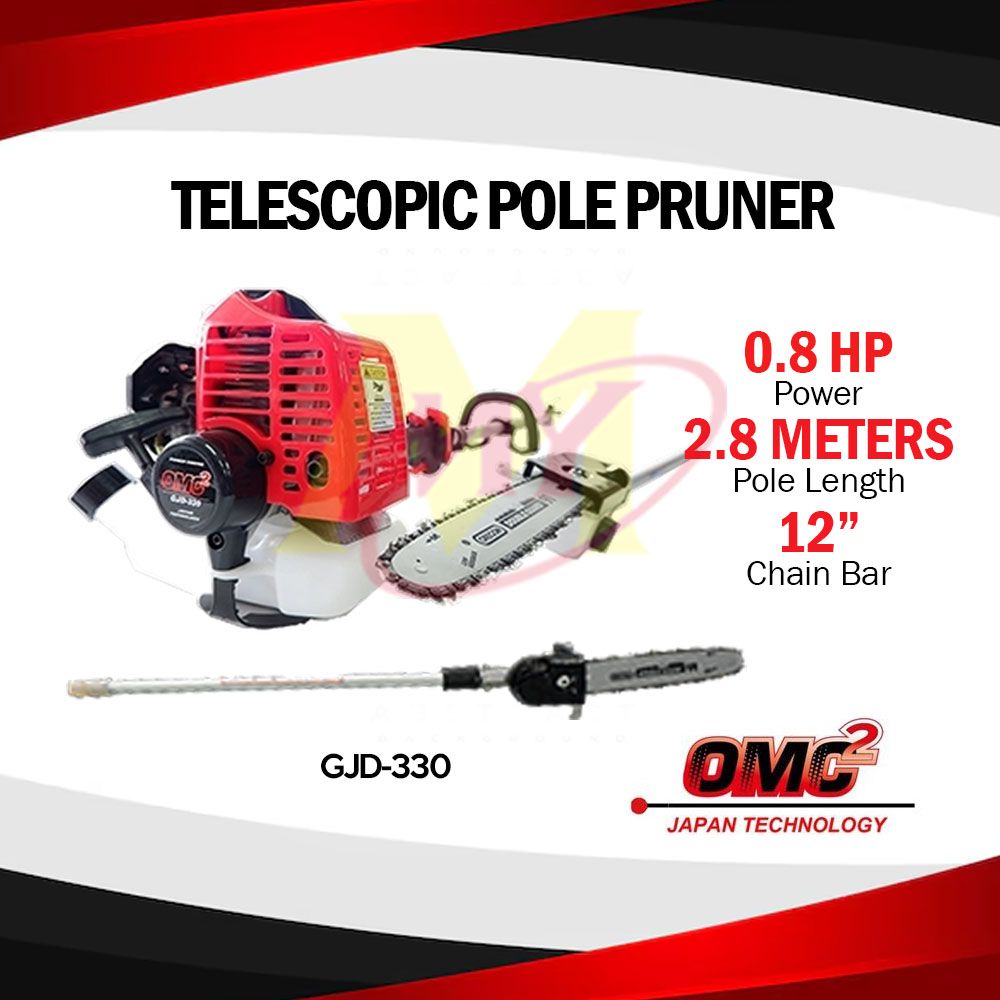 OMC GJD- Telescopic Pole Pruner with Petrol Engine
