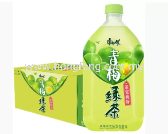 KANG SHI FU 1L-GREEN PLUM GREEN TEA康师傅 青梅绿茶(12*1L)
