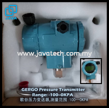 GERGO Pressure Transmitter, Measuring range: 100-0kPa