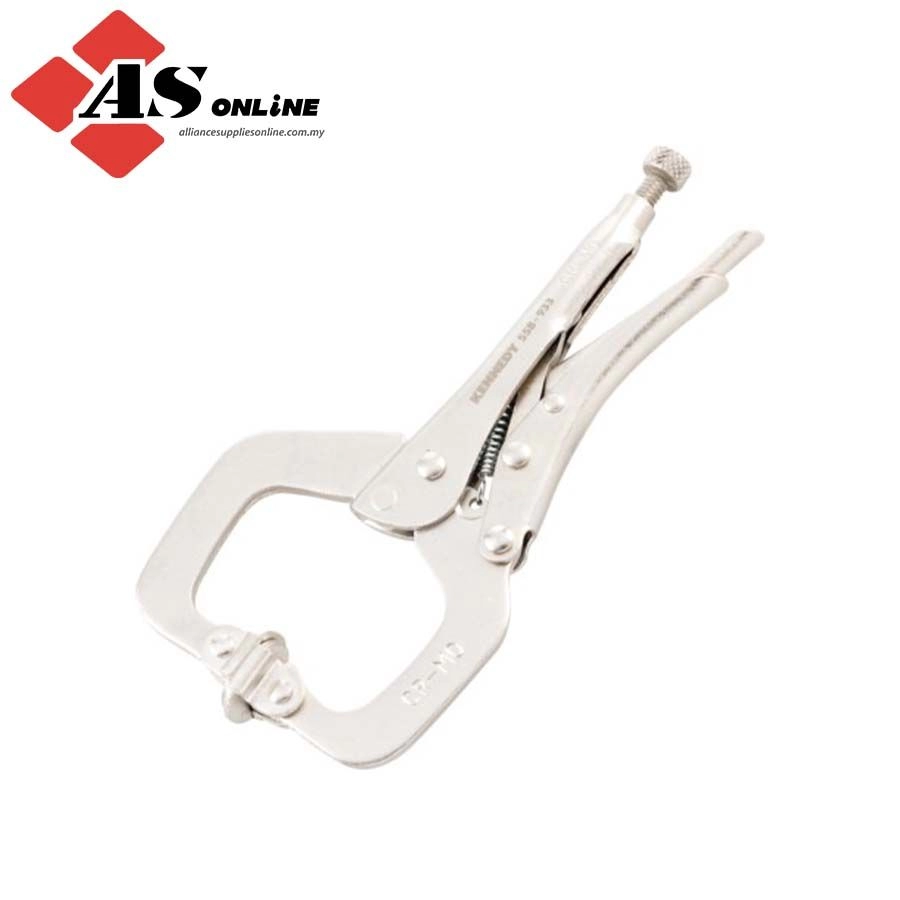 KENNEDY 2in./50mm Locking C-Clamp, Steel Jaw, Ergonomic Handle / Model: KEN5589330K