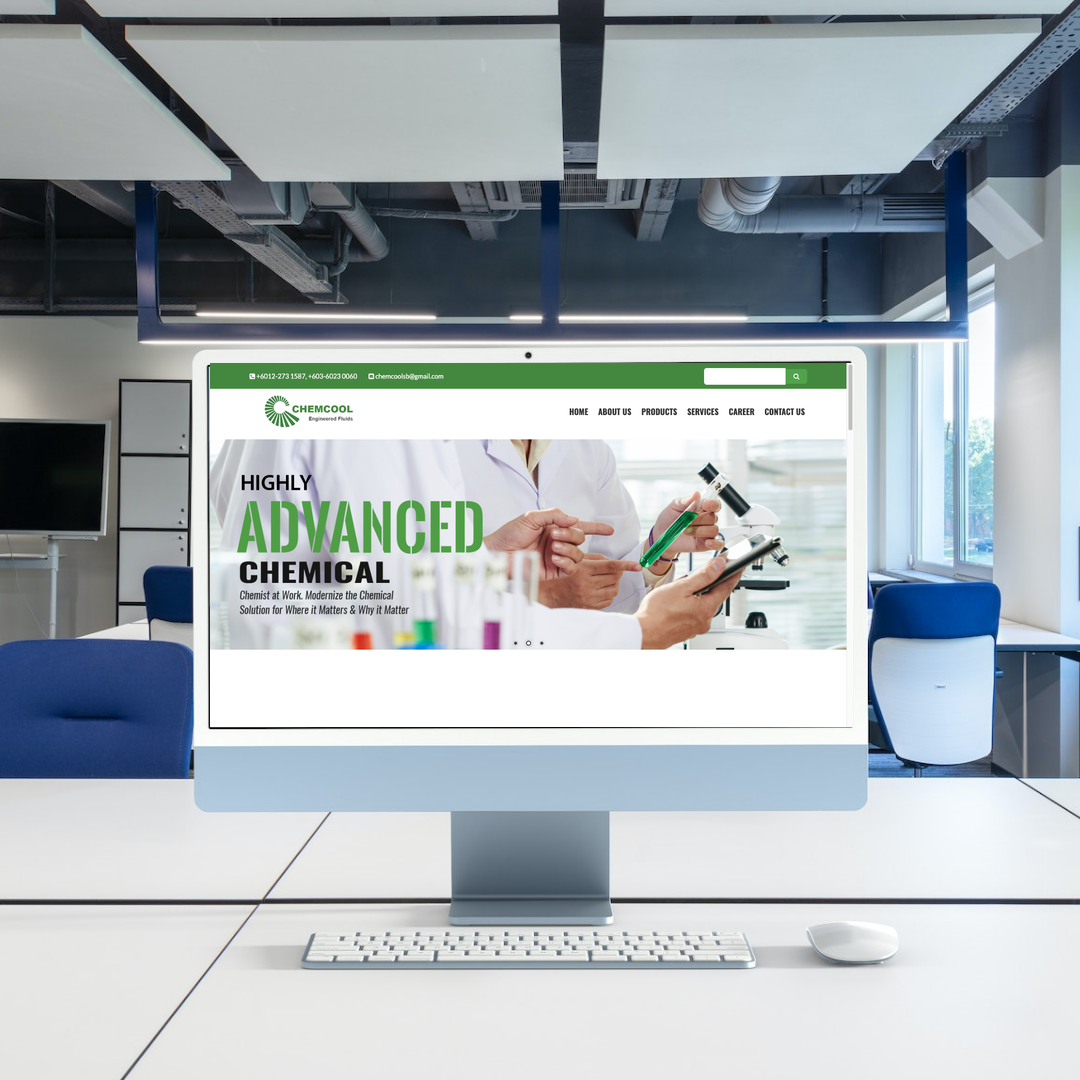Industrial Chemical Manufacturing Web Design | SEO | Digital Marketing | Selangor