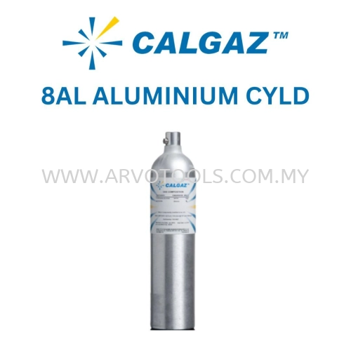 8AL 15PPM H2S / 50 PPM CO / 2.5% CH4 / 18% O2 / N2 - CALGAZ CALIBRATION GAS