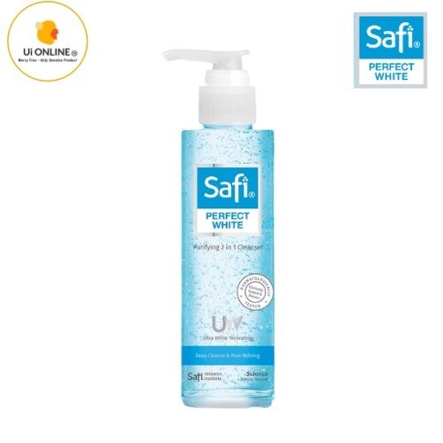 SAFI PERFECT WHITE 2 IN 1 CLEANSER 160ml