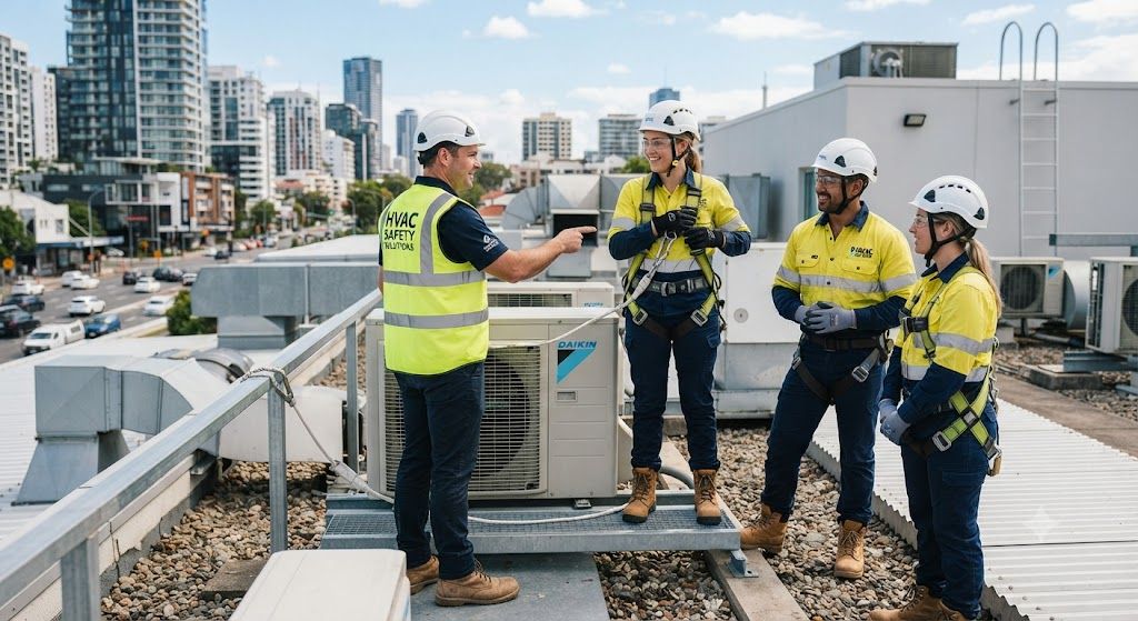 air conditioning safety training working at height