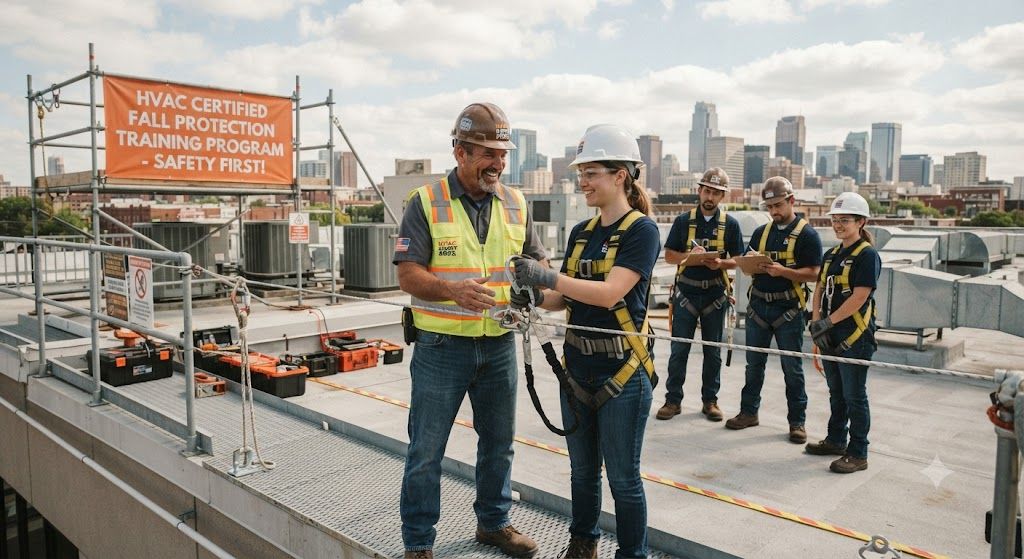 HVAC certified fall protection training program