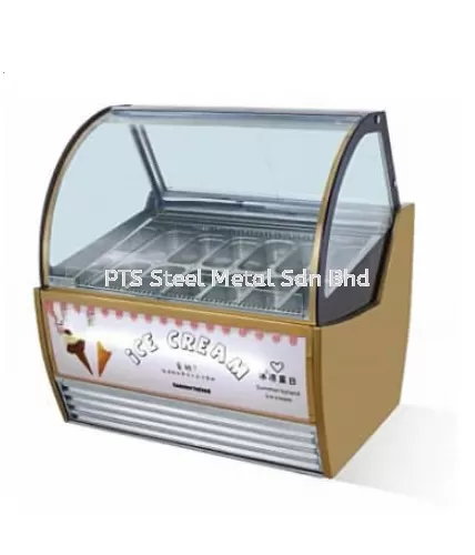 NEW PRODUCT :ICE CREAM FREEZER HIGH QUALITY (GOLD COLOUR)