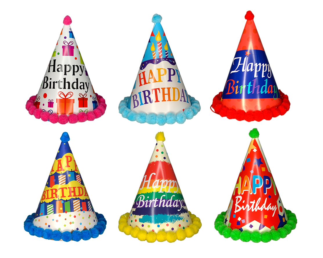 Hat Happy Birthday 24cm -Big (HAT-HB-B2)