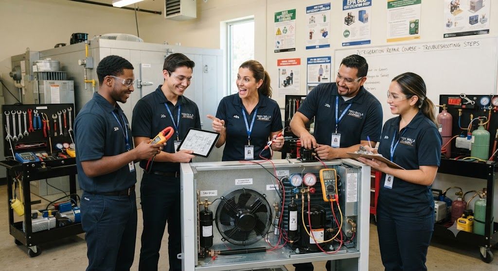 Refrigeration equipment repair and maintenance training
