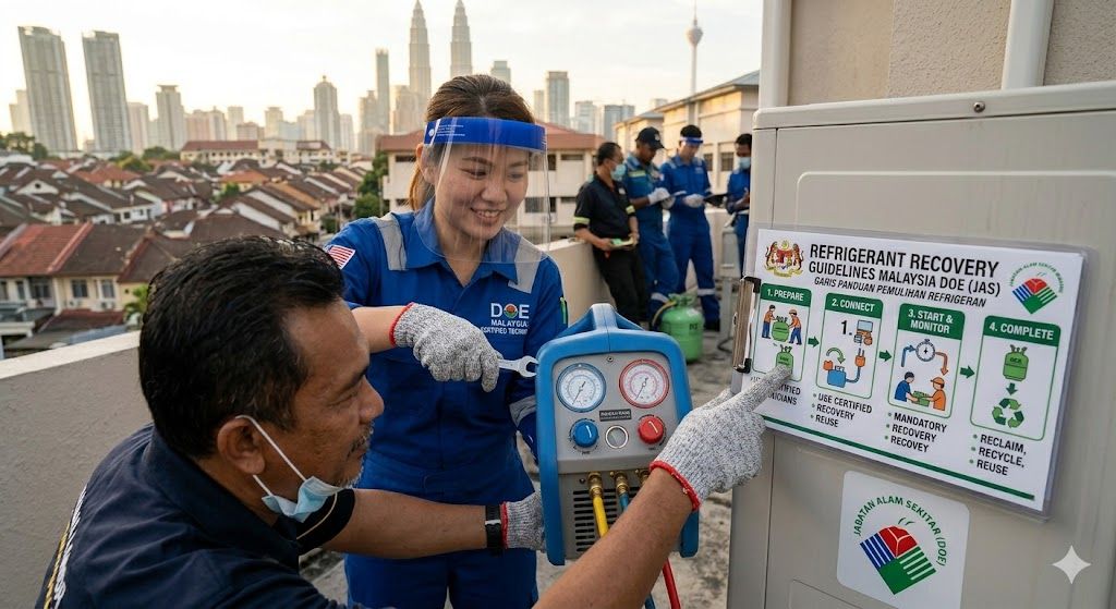 refrigerant recovery guidelines Malaysia DOE