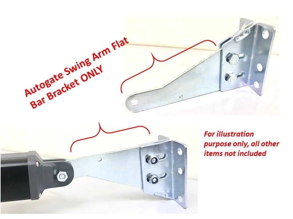 Autogate Swing Arm Flat Bar Bracket