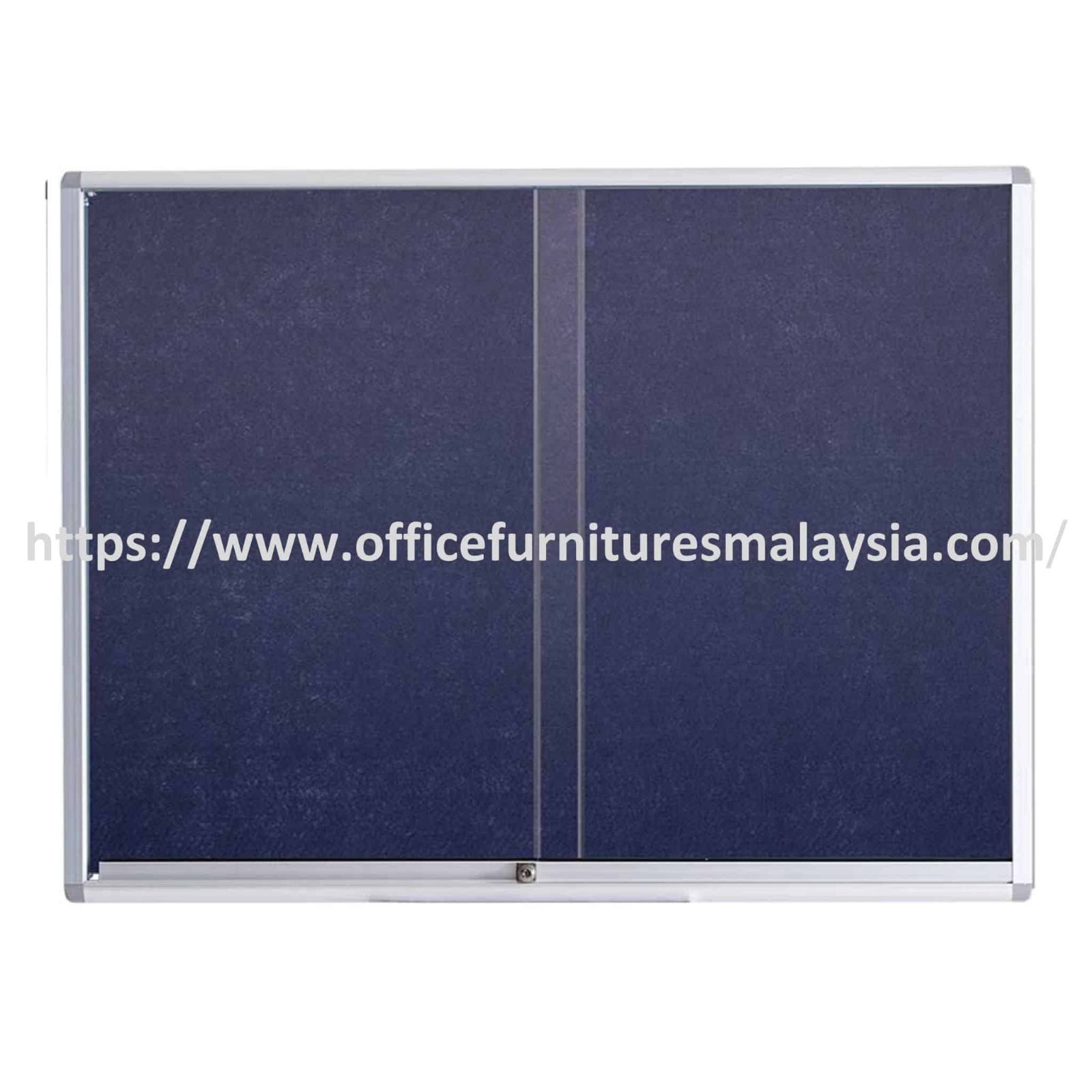 4 ft x 8 ft Sliding Glass Door With Notice Velvet Board OFMVG48