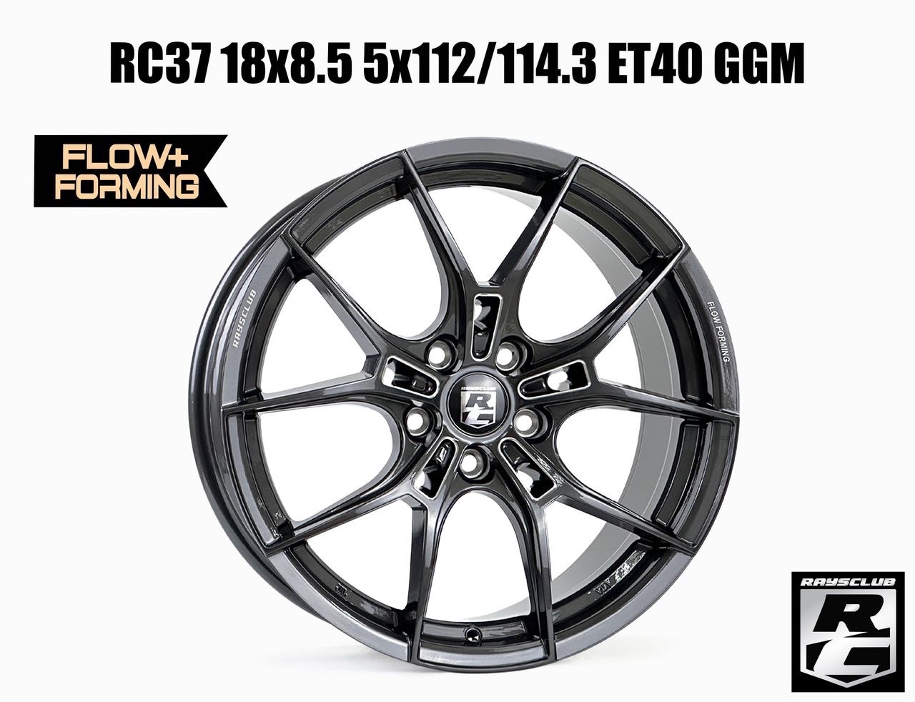 RC37 18x8.5 5x112/114.3 ET40 GGM