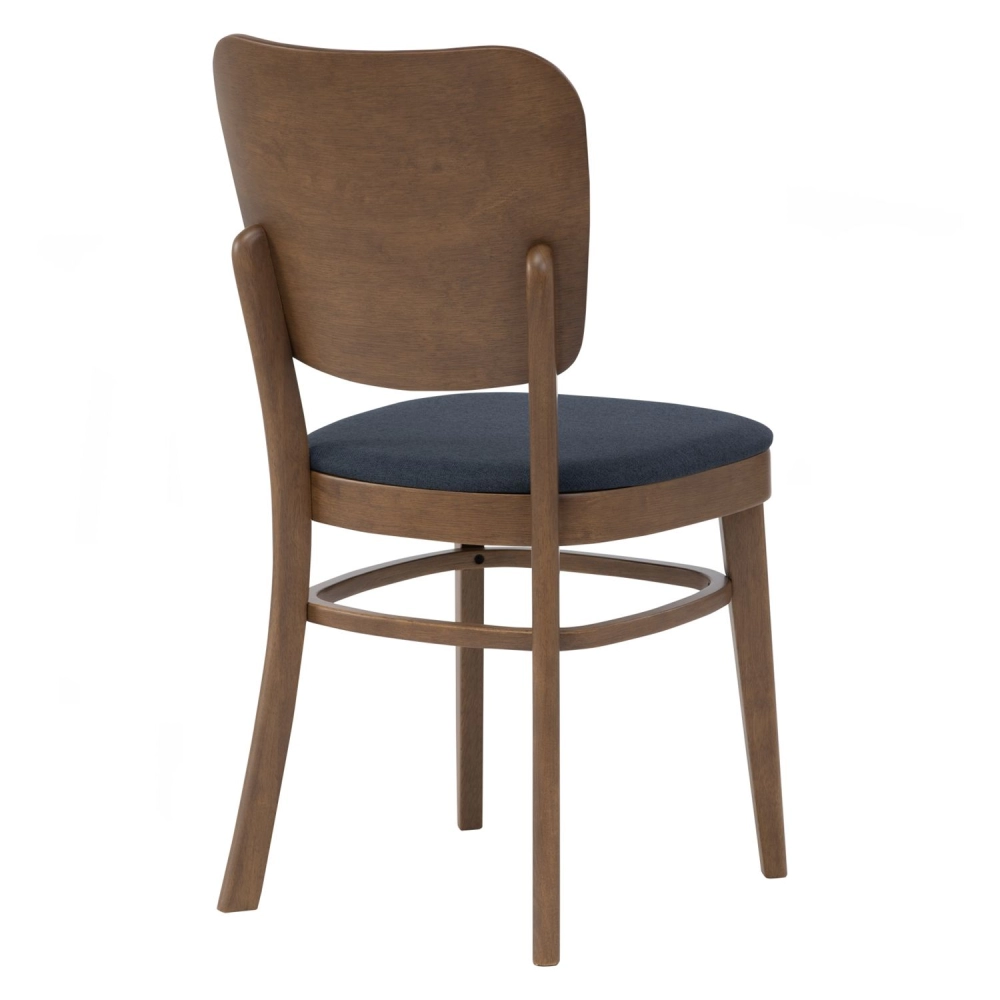 Beverly Dining Chair (Walnut, Grey)