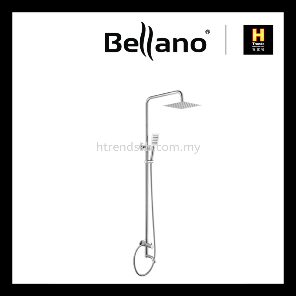 Bellano 3Way Shower Post (Square-Chrome) BLN-5123S-SS